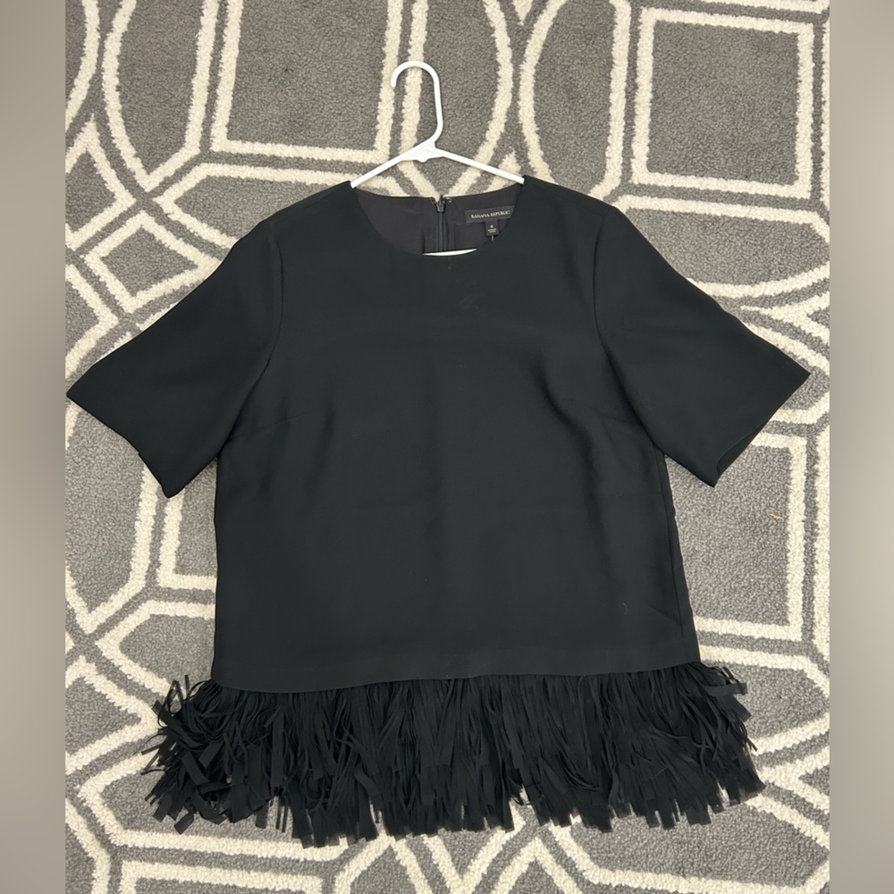 Black top with fringe